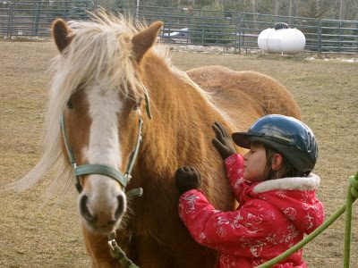 Riding Hope (okay his name was Samson)