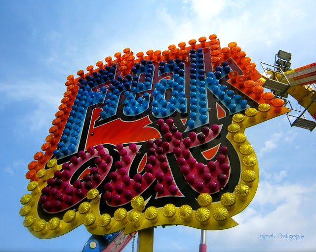 Freak Out sign from the fair 