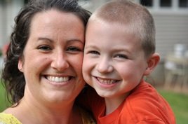 Mother and son cheek to cheek by Katie M. Reid Photography