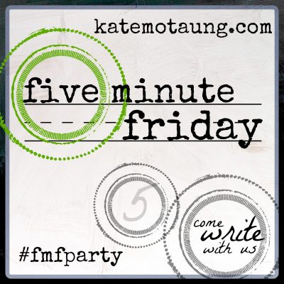 The Notice (Five Minute Friday Prompt)