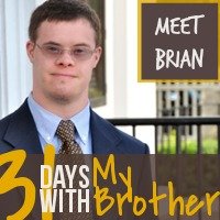 Katie M. Reid's brother Brian with Down Syndrome 31 Days with My Brother series on katiemreid.com