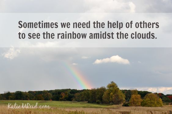 Help to see the rainbow by Katie M Reid