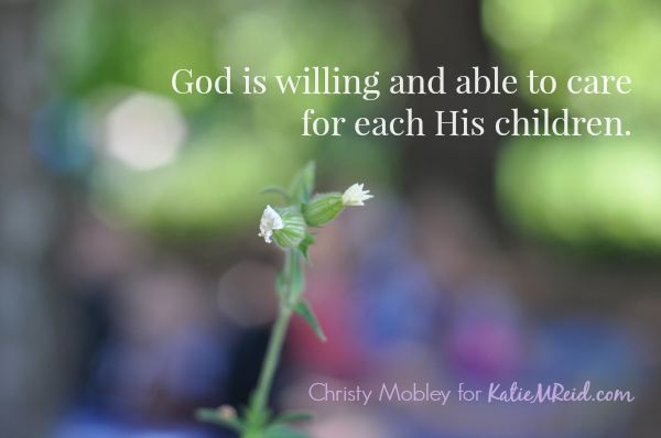 God cares for His children image by Katie M Reid