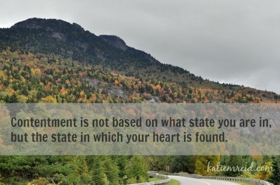 The state of contentment by Katie M. Reid