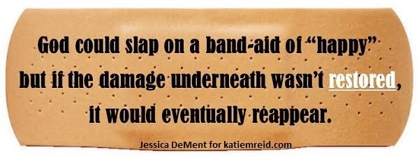 Restoration band-aid by Jessica for Katie M. Reid 