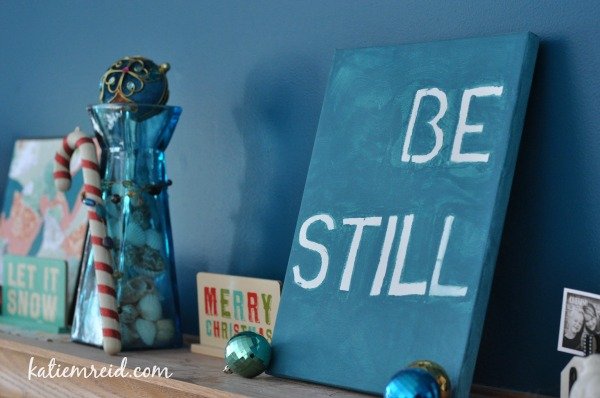 Be still this Christmas by Katie M. Reid 