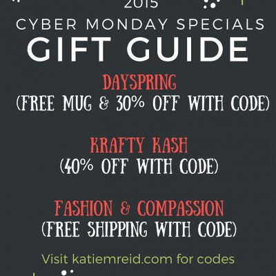 Cyber Monday Specials: Gift Guide 2015