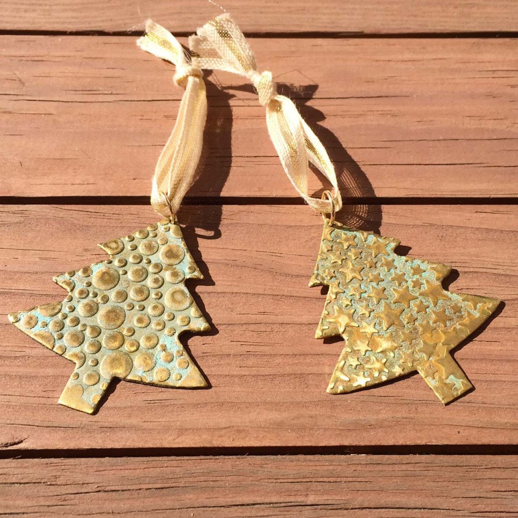 Christmas tree ornaments from Fashion and Compassion 