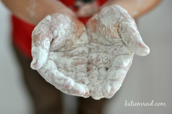 Flour hands by Katie M. Reid 