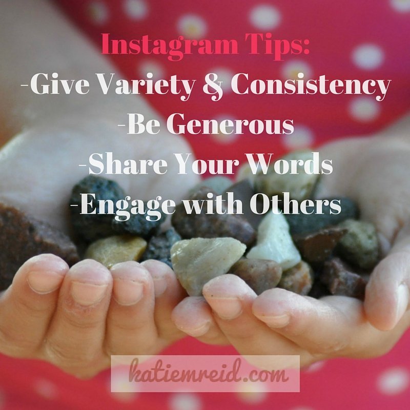Instagram Tips by Katie M Reid