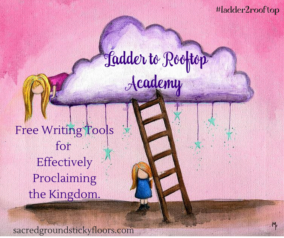 Ladder to Rooftop Academy hosted by Jami Amerine image art by Marcia Furman