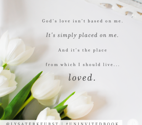 Uninvited book quote via Lysa TerKeurst