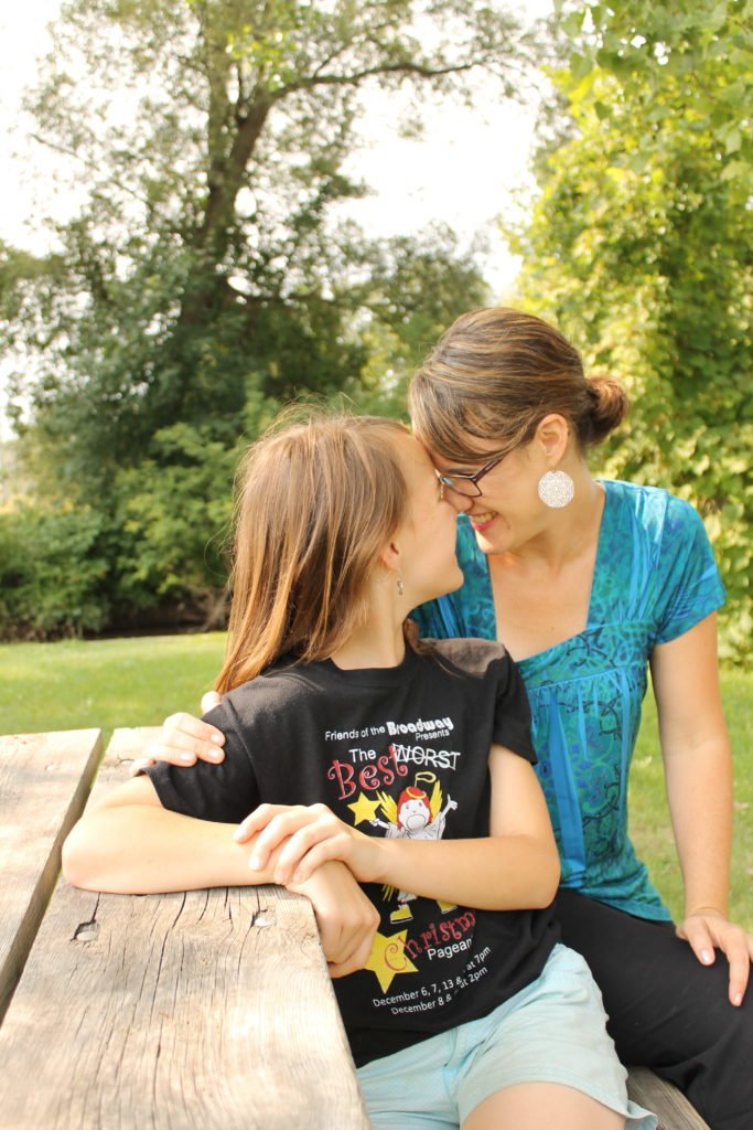 mother and daughter eye to eye by Adopting Nations Photography