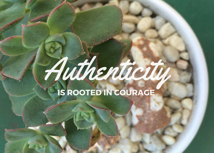 Authenticity is rooted in courage image by Katie M. Reid Photography for Kelly Balarie's Purposeful Faith