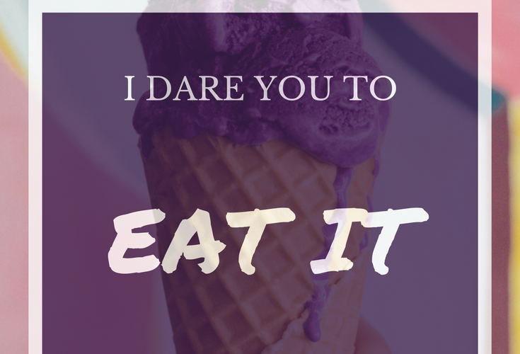 I dare you to eat it mother and tween challenge