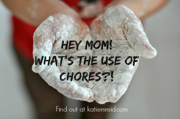 Mom what's the use of chores? Read the Grounded Series at katiemreid.com