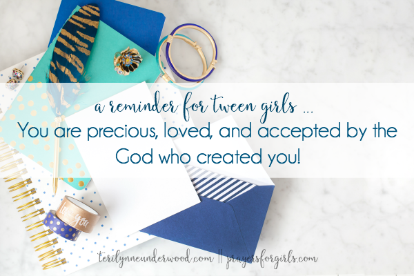 Reminder for tween girls by Teri Lynne Underwood