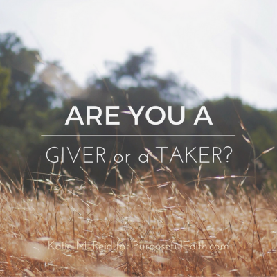 Thanksgiving: Are you a Giver or a Taker? (Giveaway)