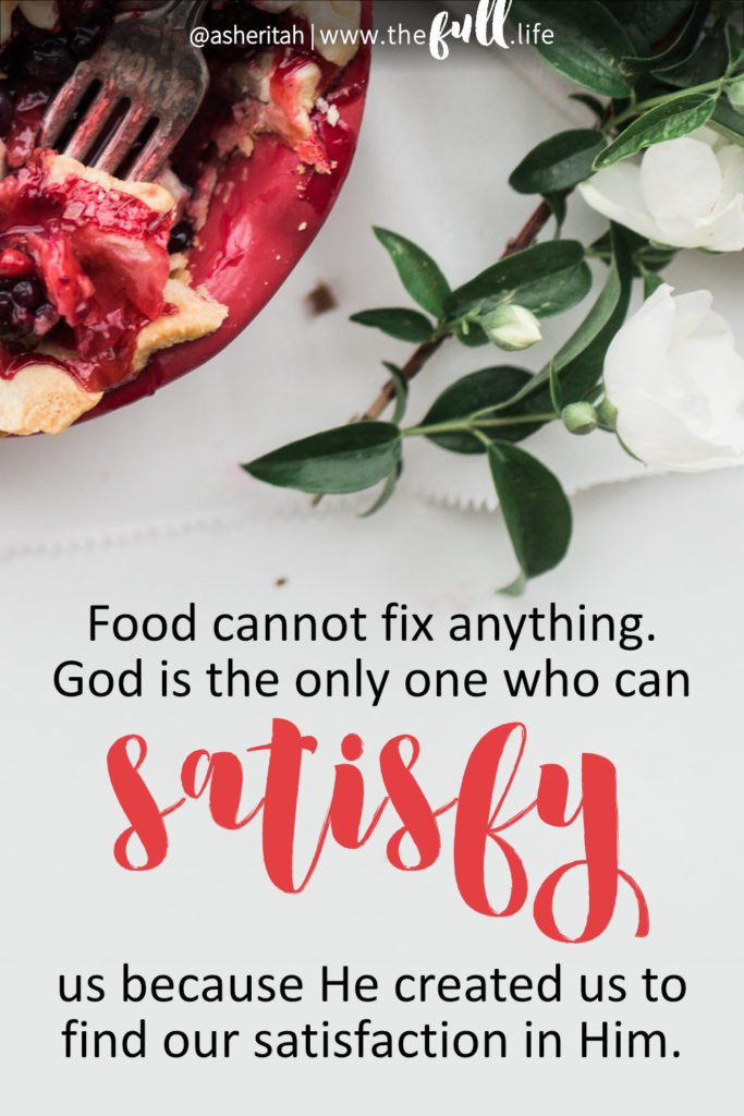 God is the only one who can satisfy quote by Asheritah Ciuciu author of Full