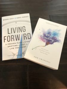 Still watiting by Ann Swindell and Living Forward book by Michael Hyatt giveaway 