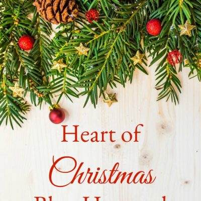 Heart of Christmas blog hop and giveaway with shirt, music, and books