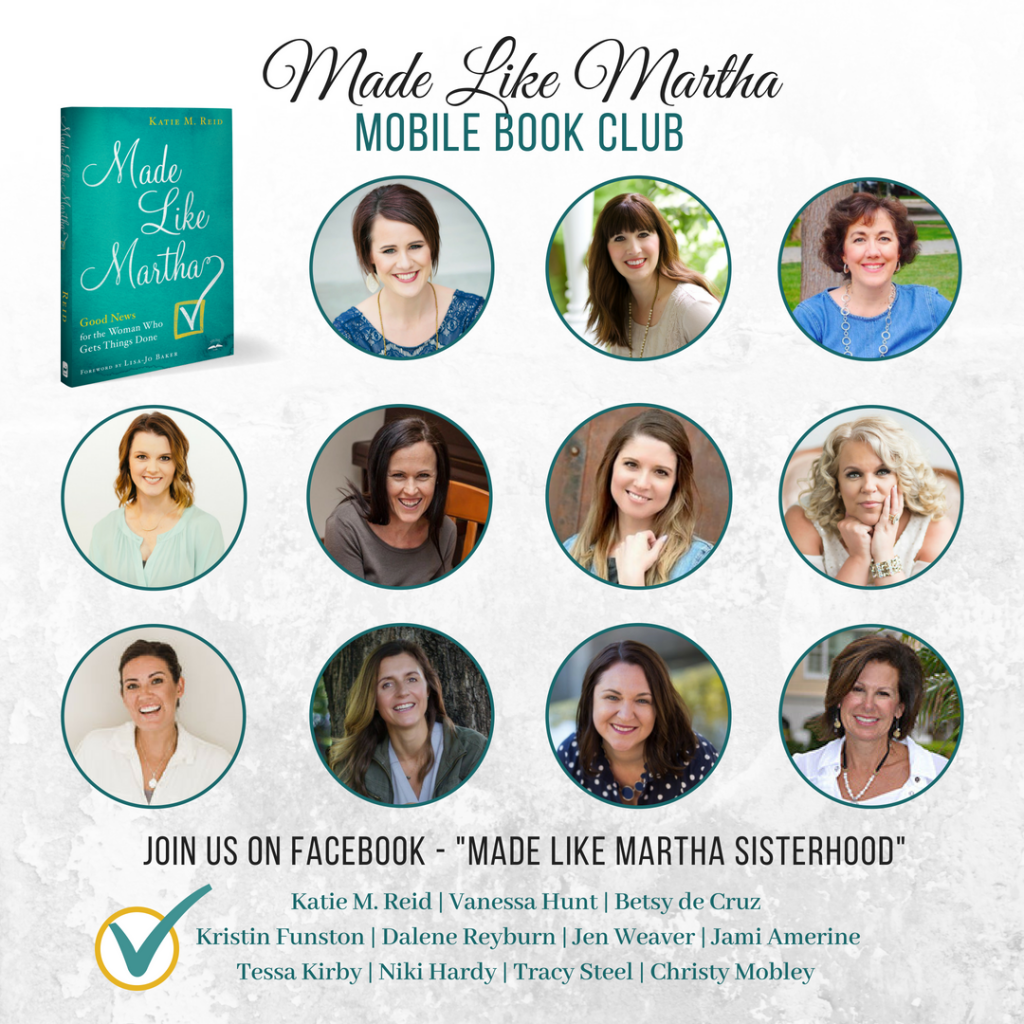 Made Like Martha mobile book club with Katie M. Reid