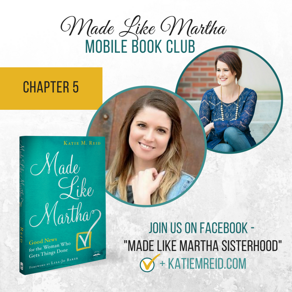 Made like Martha mobile book club Chapter 5 with authors Jen Weaver and Katie M. Reid 