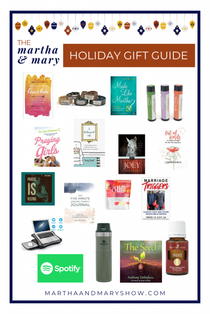 Martha Mary Holiday Gift Guide Shopping Simple List