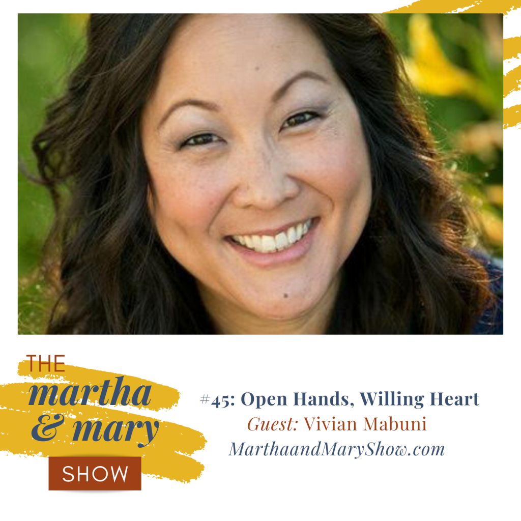 Vivian Mabuni on Martha Mary Show Open Hands Willing Heart 