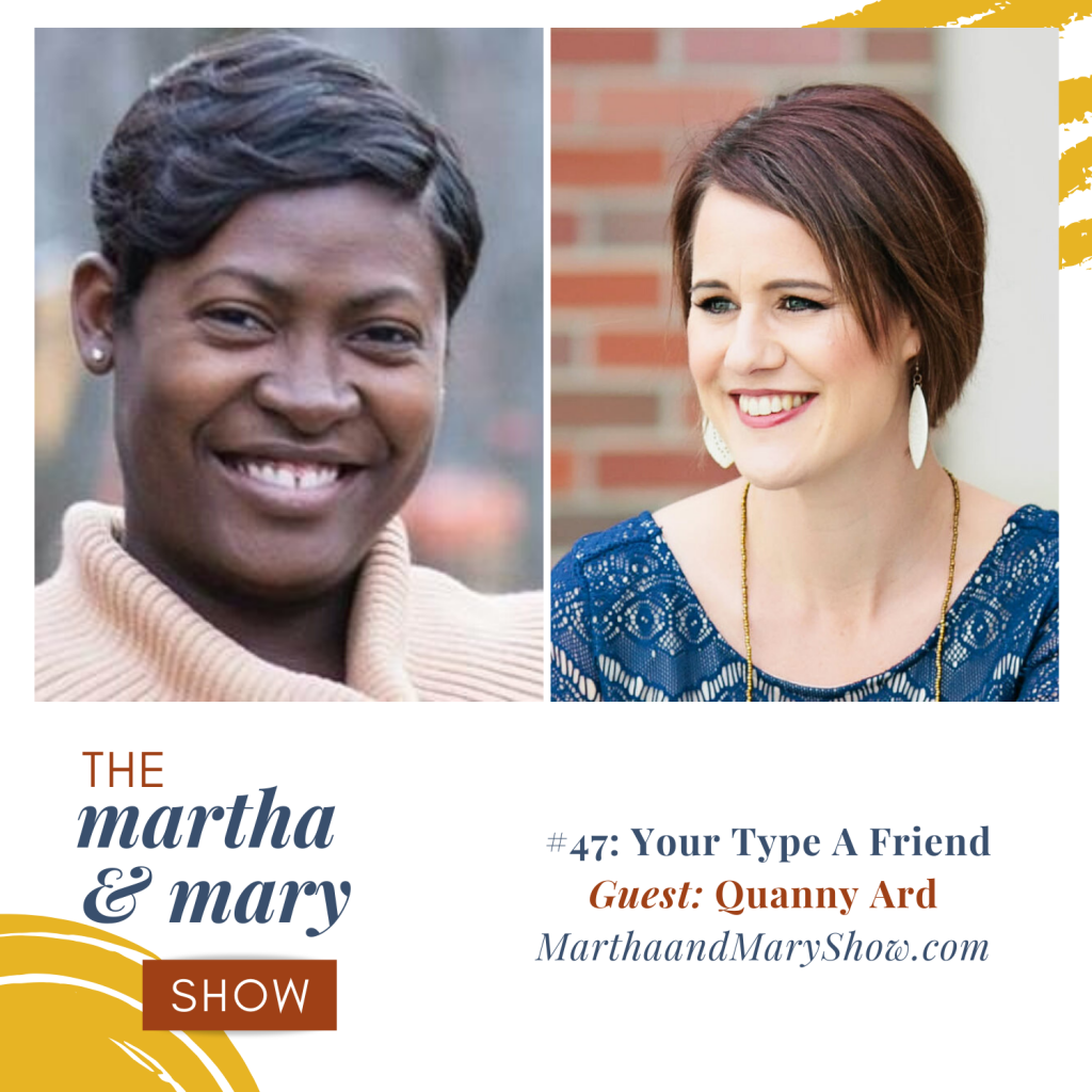 Katie Reid Martha Mary Show podcast Quanny Ard 