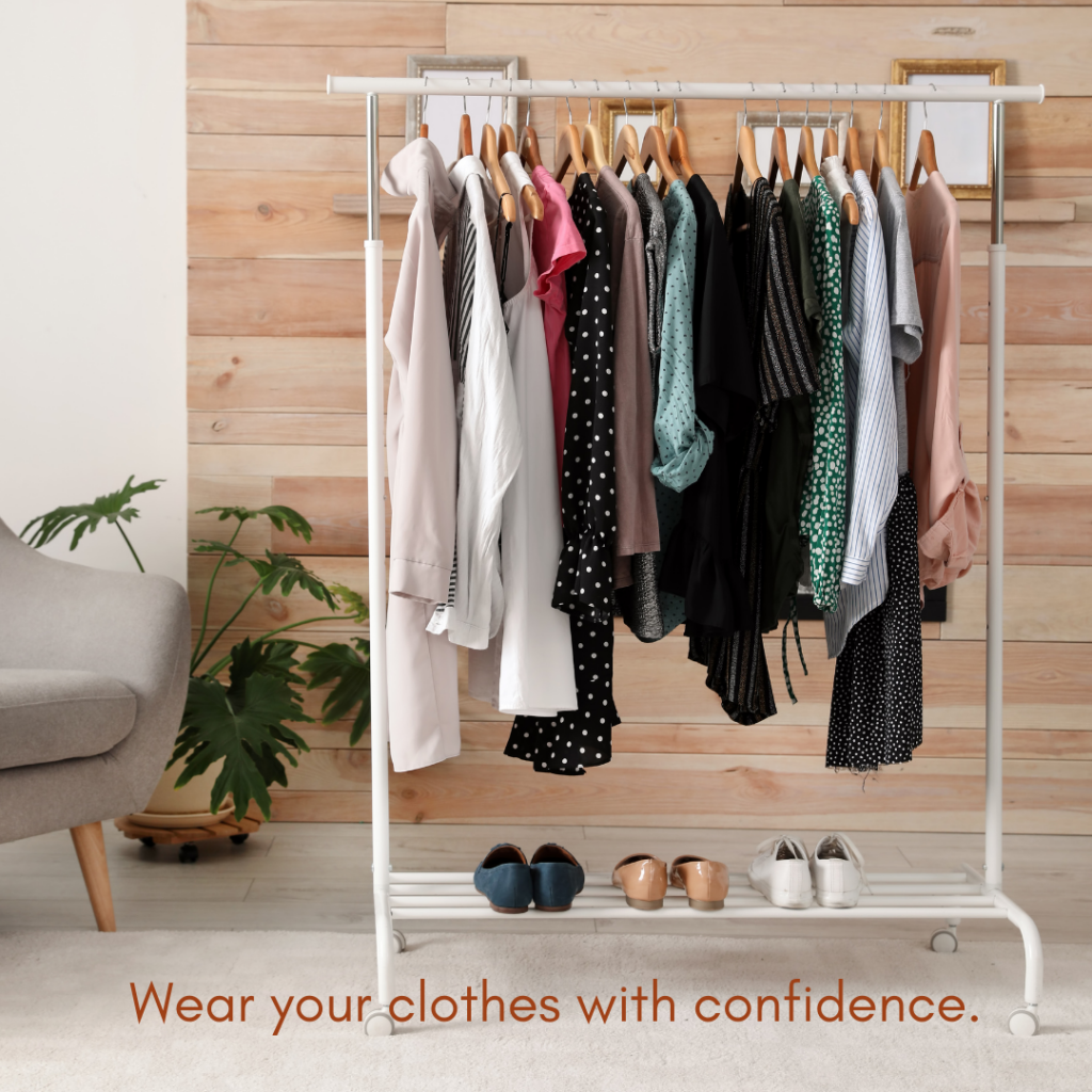 Wear clothes confidence Shari Braendel