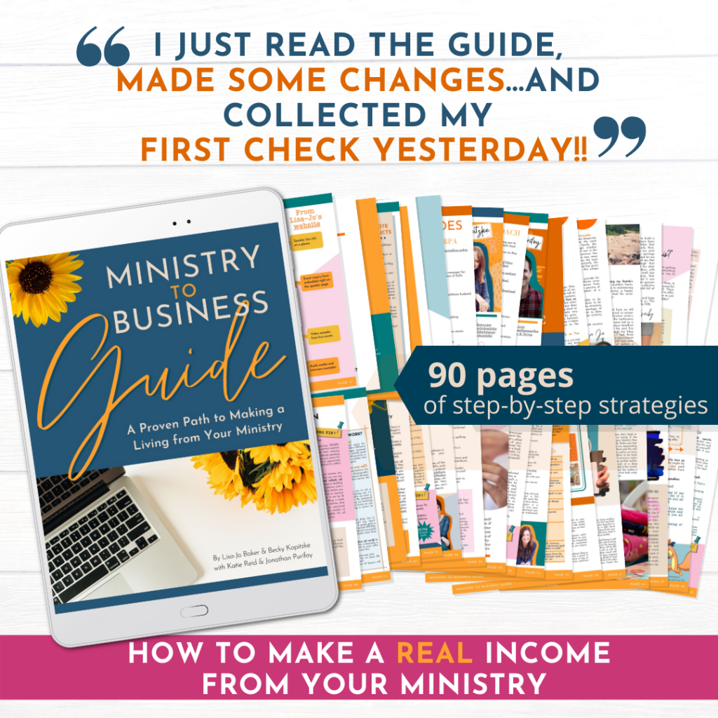 first paycheck ministry to business guide 