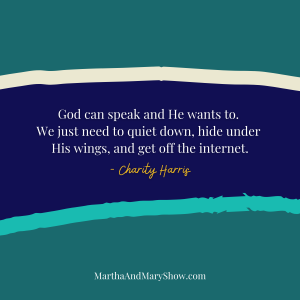 God speaks get off internet Charity Harris Martha Mary Show