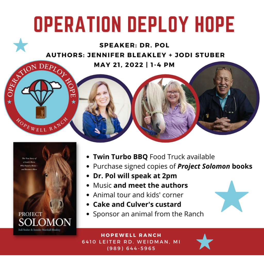 Operation Deploy Hope Dr. Pol HopeWell Ranch Project Solomon book 