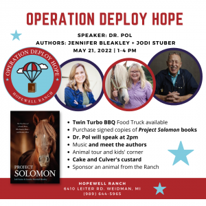 Operation Deploy Hope Dr. Pol HopeWell Ranch Project Solomon book