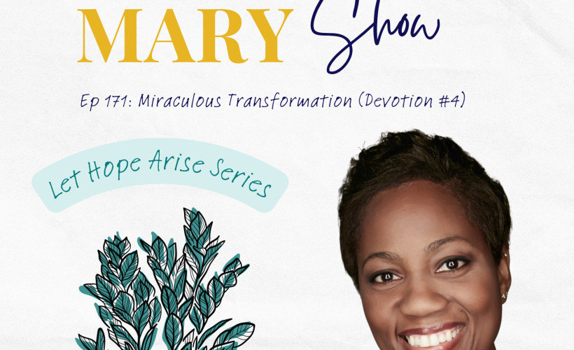 Christina Custodio Ep 171 Let Hope Arise Martha Mary Show podcast
