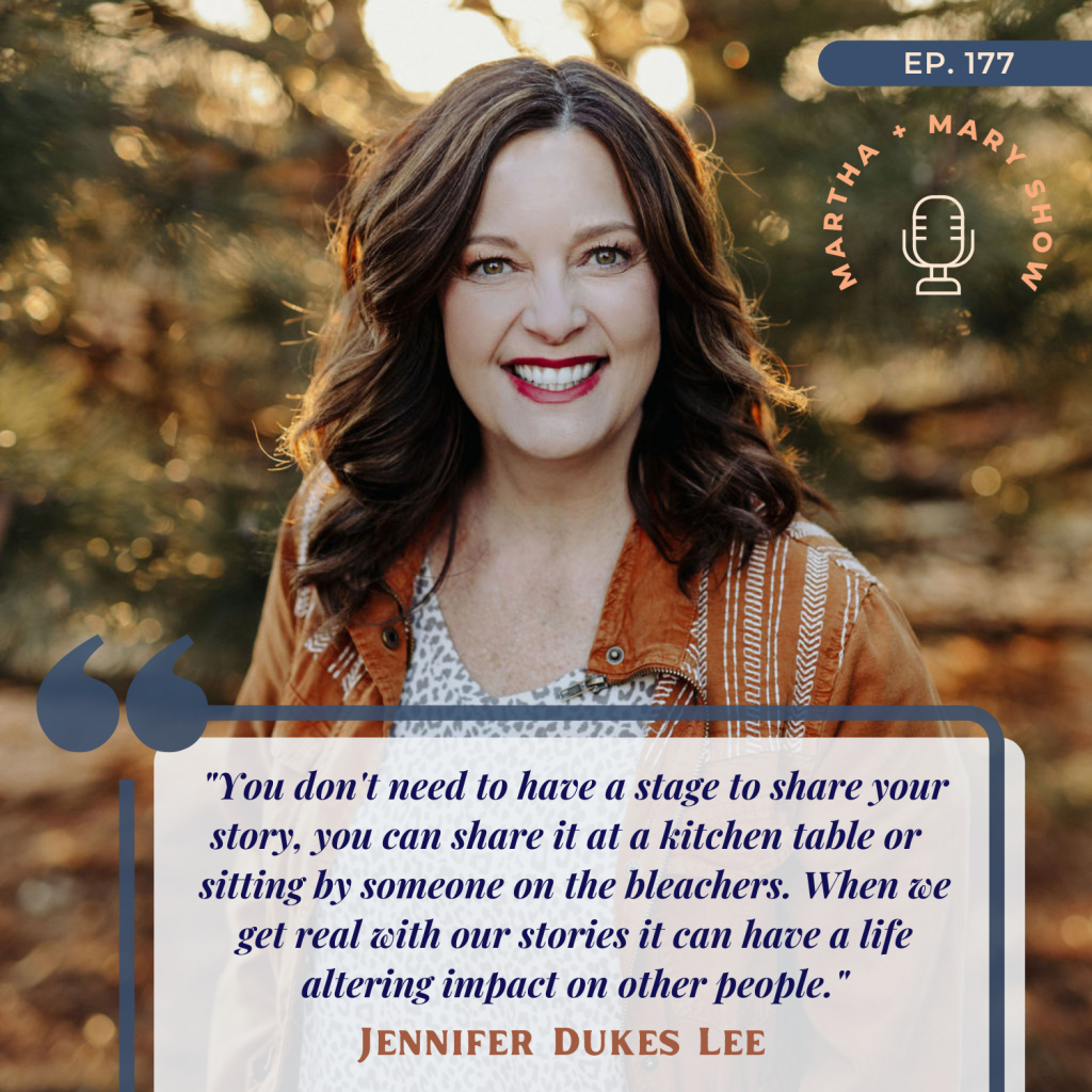 Share you story life altering impact Jennifer Dukes Lee