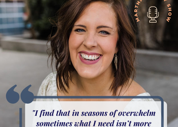 Overwhelm not more time but better system quote Rebecca George author