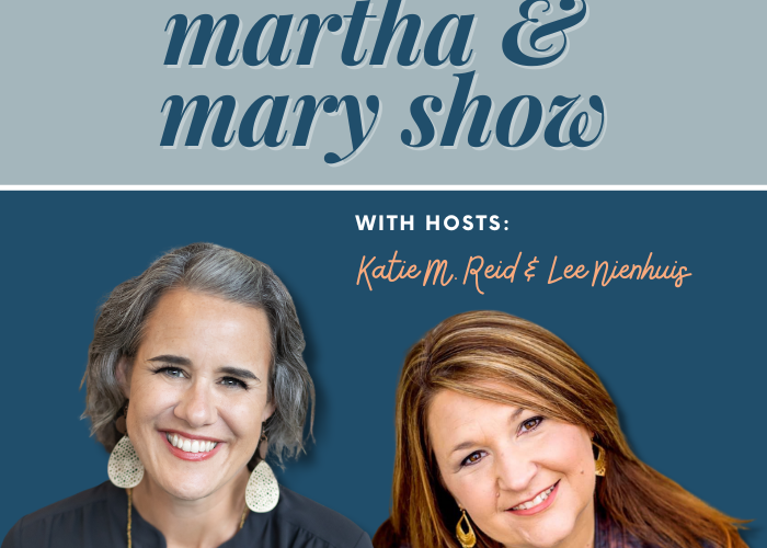 Saying yes no and help episode 213 Martha Mary Show podcast Katie Reid Lee Nienhuis
