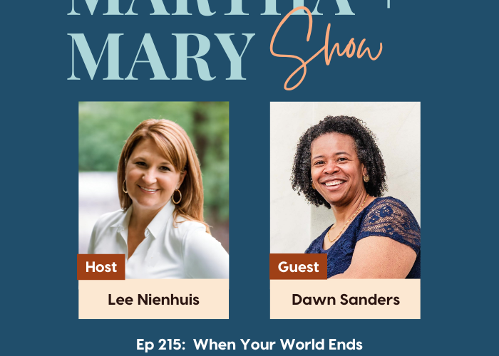 Interview with Dawn Mann Sanders Martha Mary Show podcast
