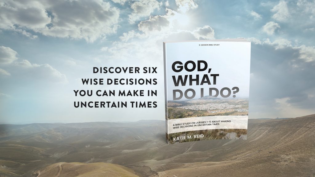 Discover six wise decisions you can make in uncertain times with God What Do I Do? Bible Study by author Katie M. Reid