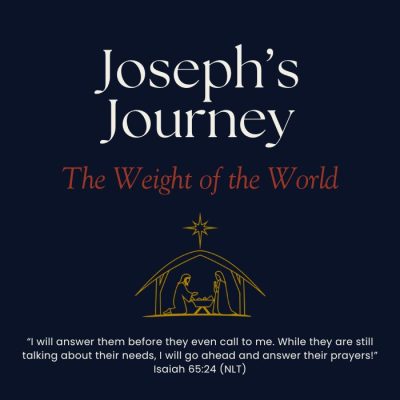 Joseph's journey the weight of the world fictional