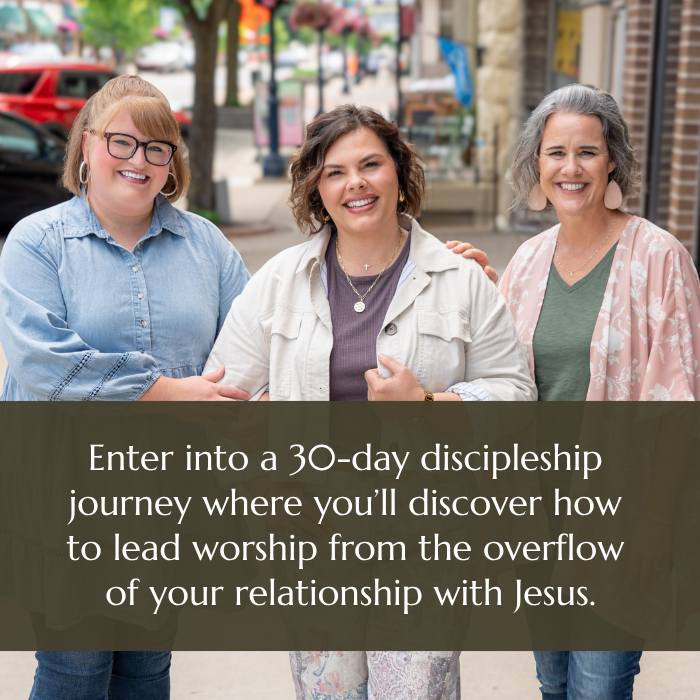 Cherri Bornman, Nicole Homan, and Katie M. Reid authors of 30-day devotional to train worship leaders and their teams